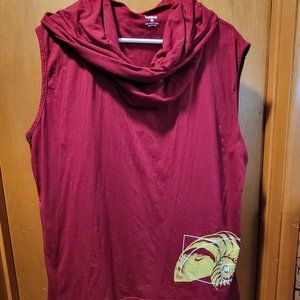 Svaha Golden Ratio Sleeveless Cowl Neck Top